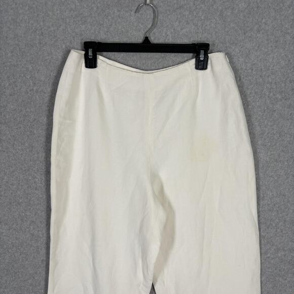 Vintage Casual Corner Linen Pants Sz 12 Lined Quiet Luxury Minimalist Nautical** - Picture 2 of 12